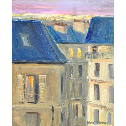 Stevens, Allayn 아티스트의 Parisian Roofs작품입니다.
